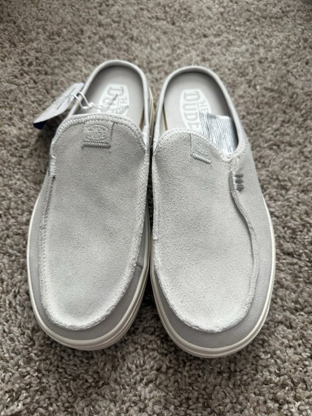 Hey Dude Women's Austin Lift Classic Shoes Grey Heather Size 9 Slip ons